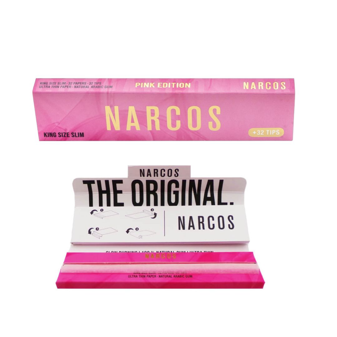 Bild narcos rullpapper pink edition