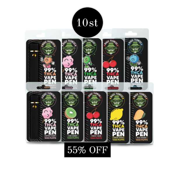 SUPERDEAL! 10st THCA vapes 99% - Magic Farmers