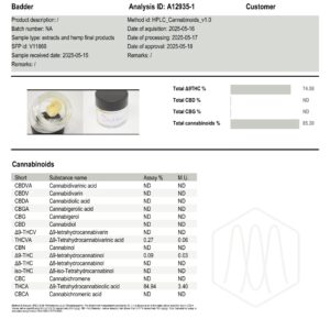 Bild THCA Badder Lemon Cherry Gelato