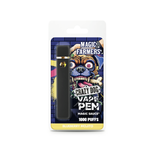 Vape Magic Sauce 1000 puffs - Crazy Dog - Blueberry Mojito