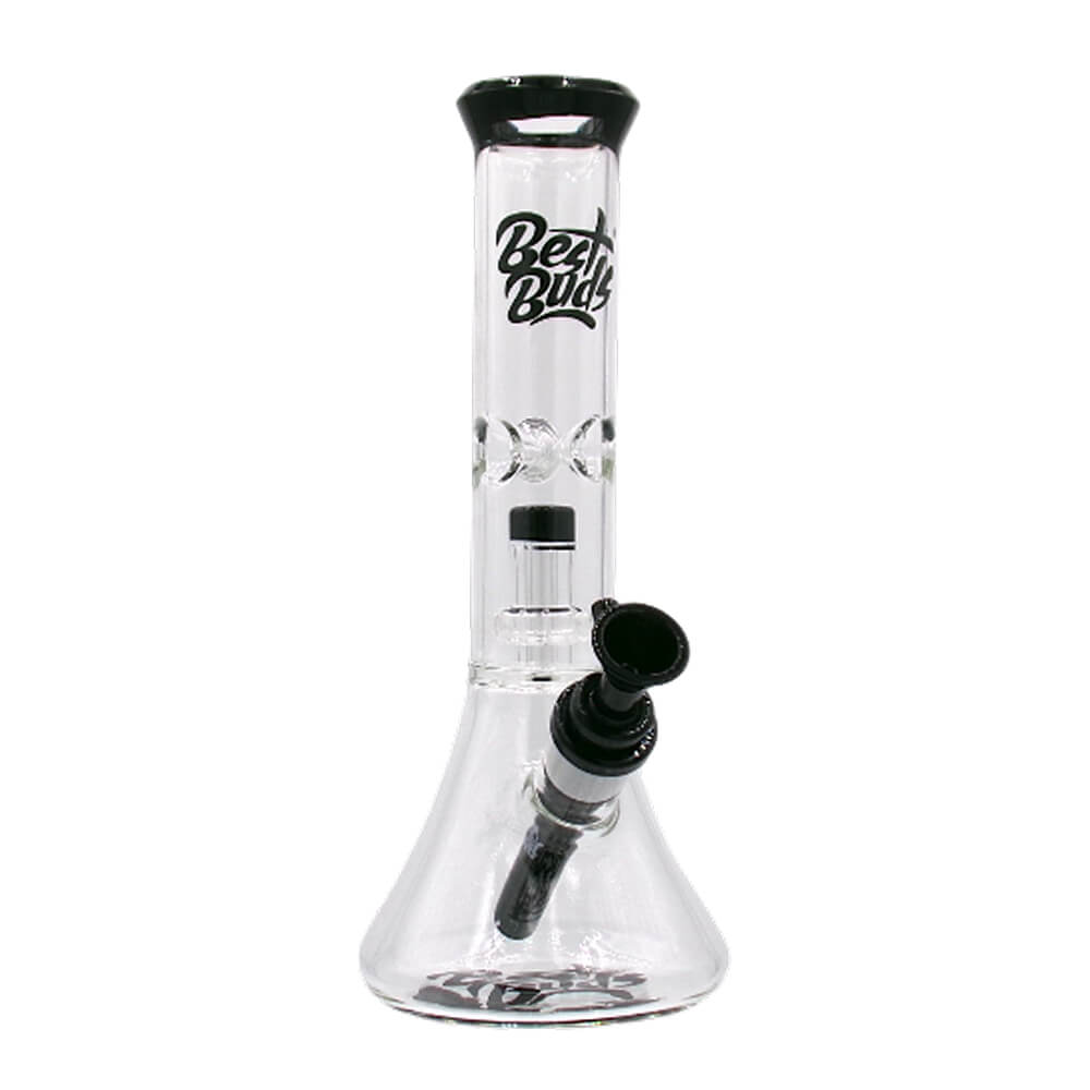 best buds transparent glass bong 28cm