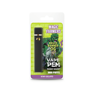 Vape Magic Sauce 1000 puffs - Bruce Banner - Kiwi Gelato