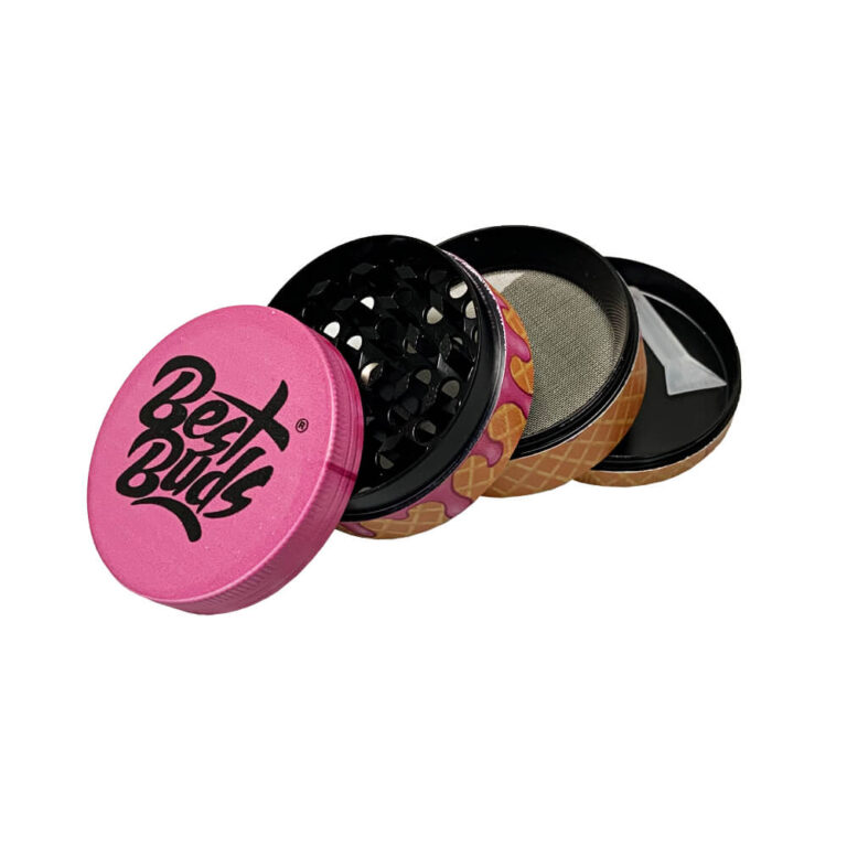Best Buds Grinder – Gelato Raspberry Cone - Billede 2