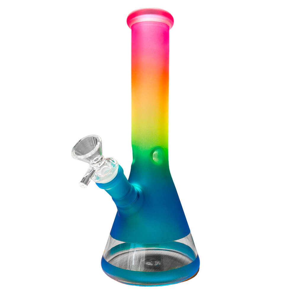 rainbow glass bong 25cm
