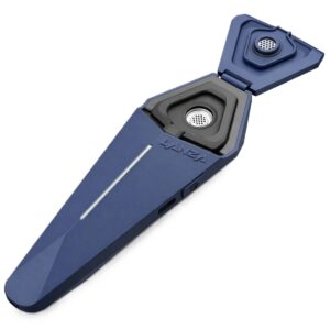 X-Vape-Lanza-Dry-Herb-Vaporizer blå öppnad