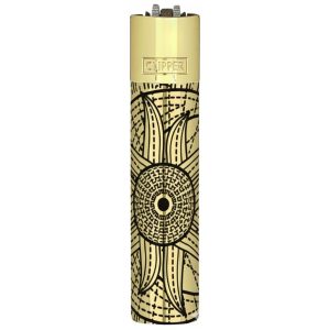 Clipper-Metal-Lighters-Mystical-Shine Gold