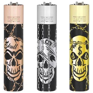 Clipper Metal Lighter with chain