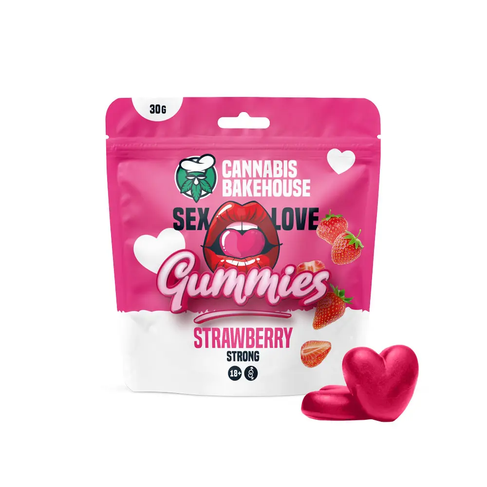 Cannabis Bakehouse - Love Gummies - Strawberry