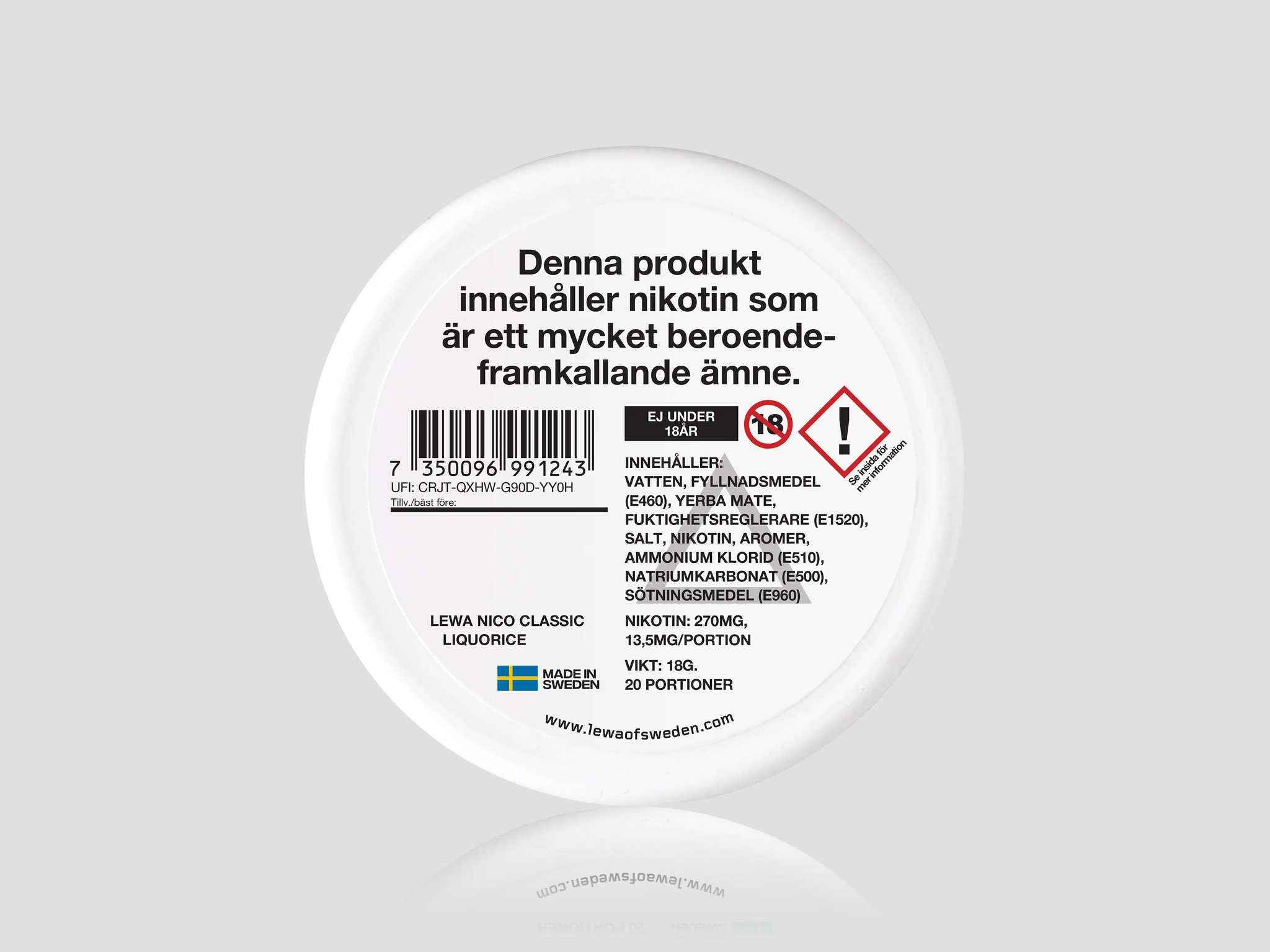 LEWA Classic Nicotine Liquorice