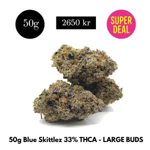 THCA Blue Skittlez large Buds 50g