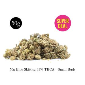 Blue Skittlez small buds 50g THCA