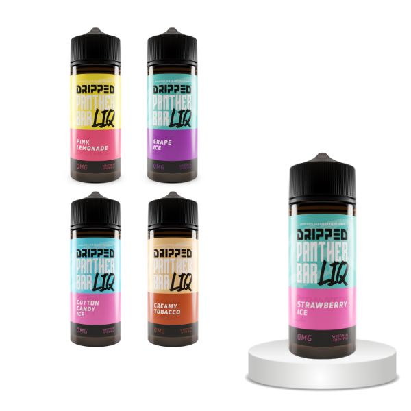 DRIPPED - Panther Bar Liq E-juice 100/120ml 28 smaker - Bild 2