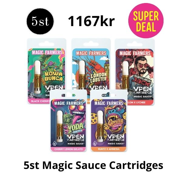 Magic Sauce Carts 5st - Super Deal