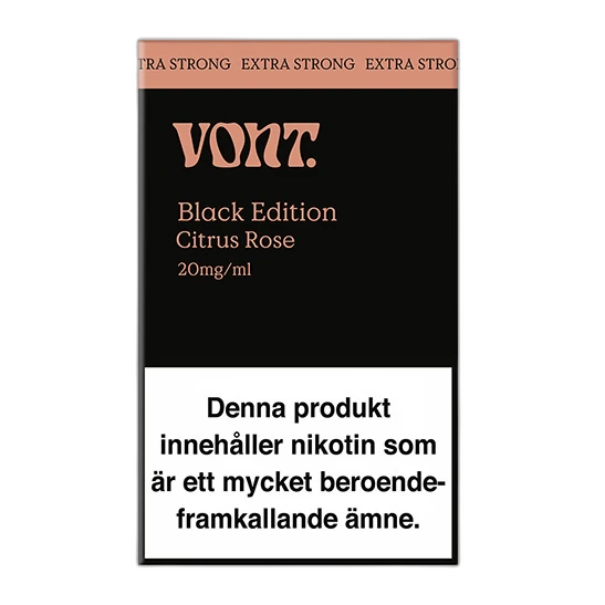 Vont Cube Citrus Rose Black Edition 20mg 3