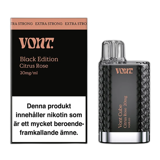 Vont Cube Citrus Rose Black Edition 20mg 2
