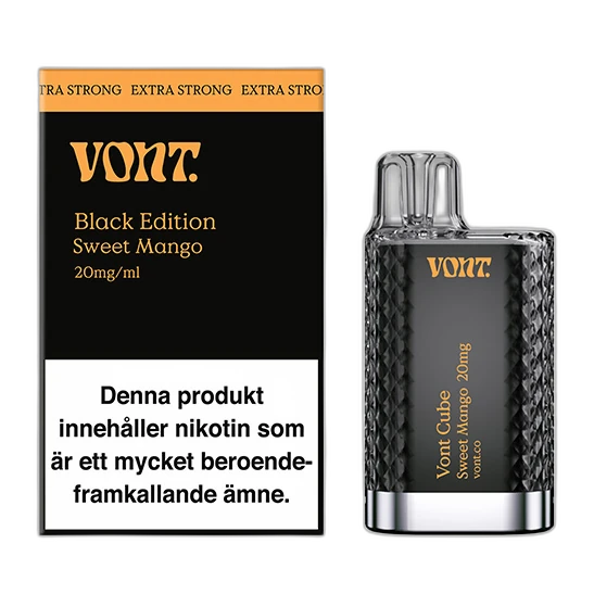 Black edition: Vont Cube Sweet Mango 20mg 2