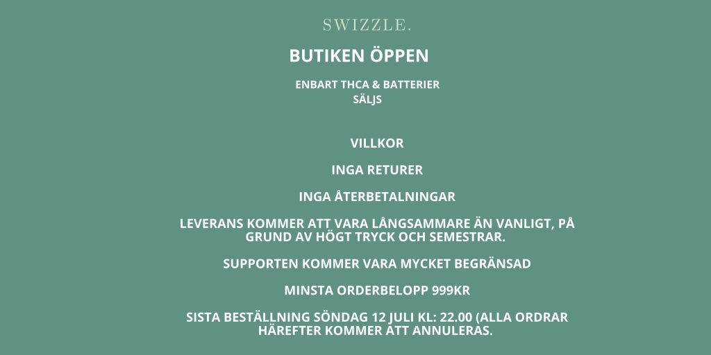 Butiken öppen