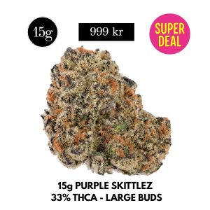 Purple Skittlez THCA large buds - 15g